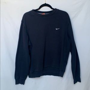 Navy blue Nike crew size large